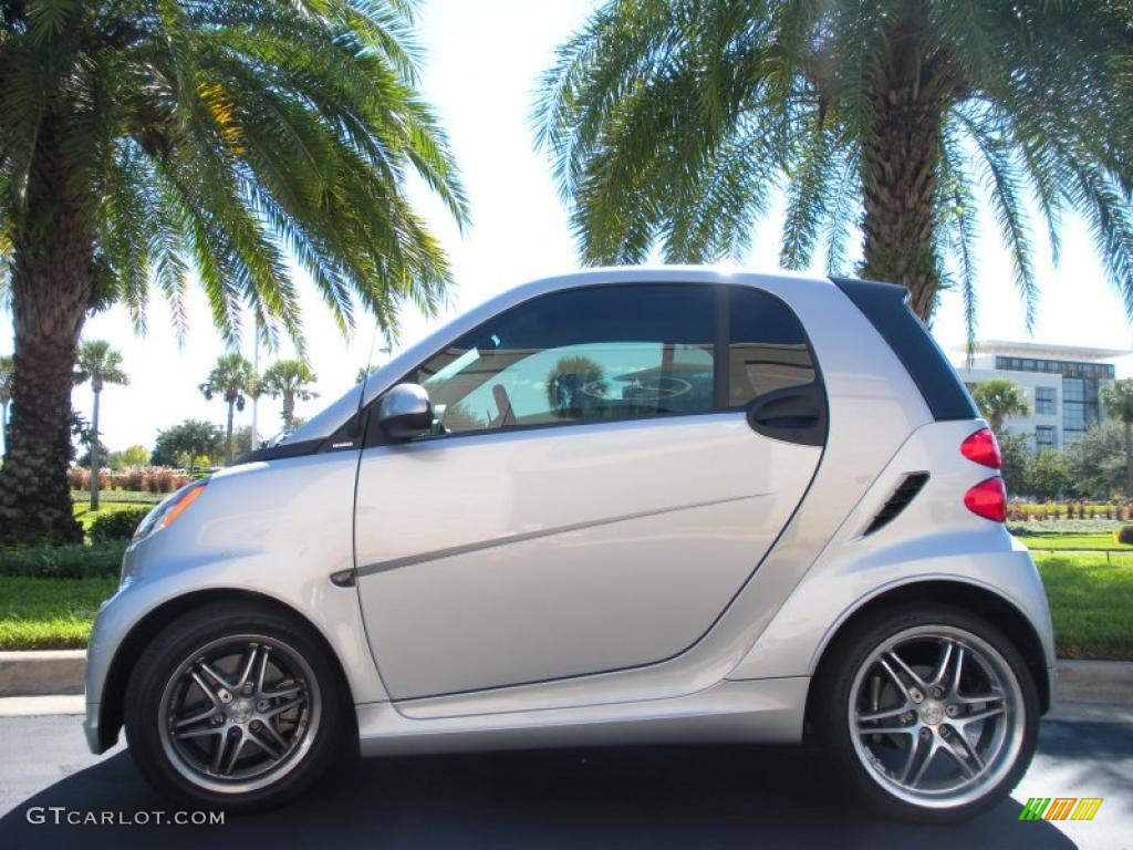 Silver Metallic 2009 Smart fortwo BRABUS coupe Exterior Photo #38329779
