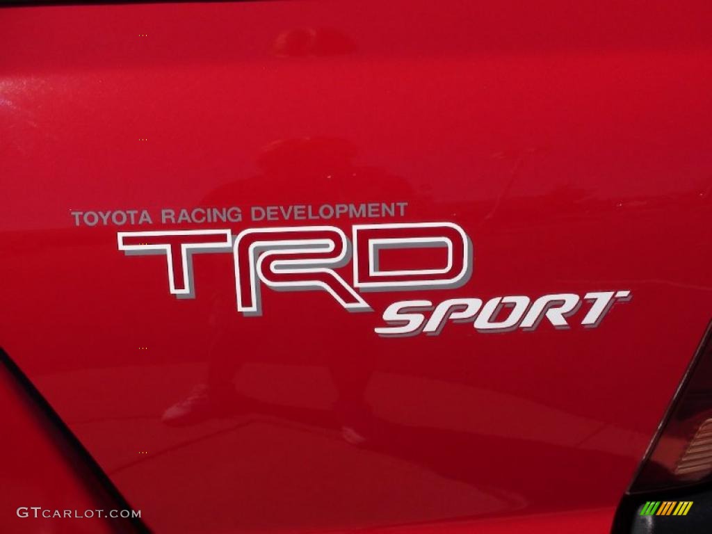 2008 Toyota Tacoma V6 PreRunner TRD Sport Double Cab Marks and Logos Photo #38330967