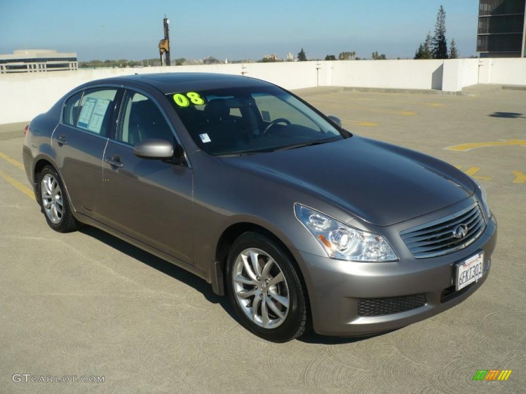 Platinum Graphite Gray 2008 Infiniti G 35 Journey Sedan Exterior Photo #38330983