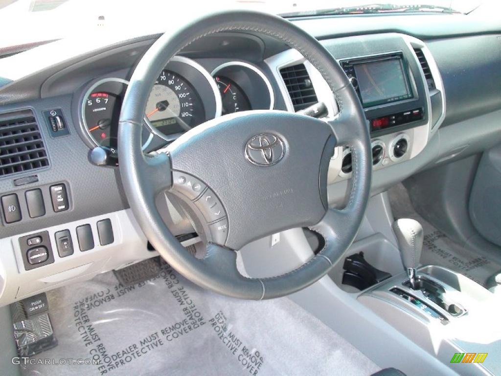 Graphite Gray Interior 2008 Toyota Tacoma V6 Prerunner Trd