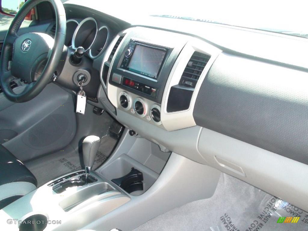 2008 Toyota Tacoma V6 PreRunner TRD Sport Double Cab Graphite Gray Dashboard Photo #38331215