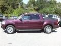 2007 Dark Cherry Metallic Ford Explorer Sport Trac Limited  photo #2