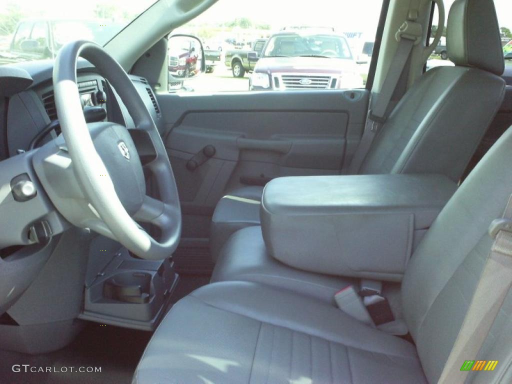 Medium Slate Gray Interior 2008 Dodge Ram 1500 ST Quad Cab Photo #38332391