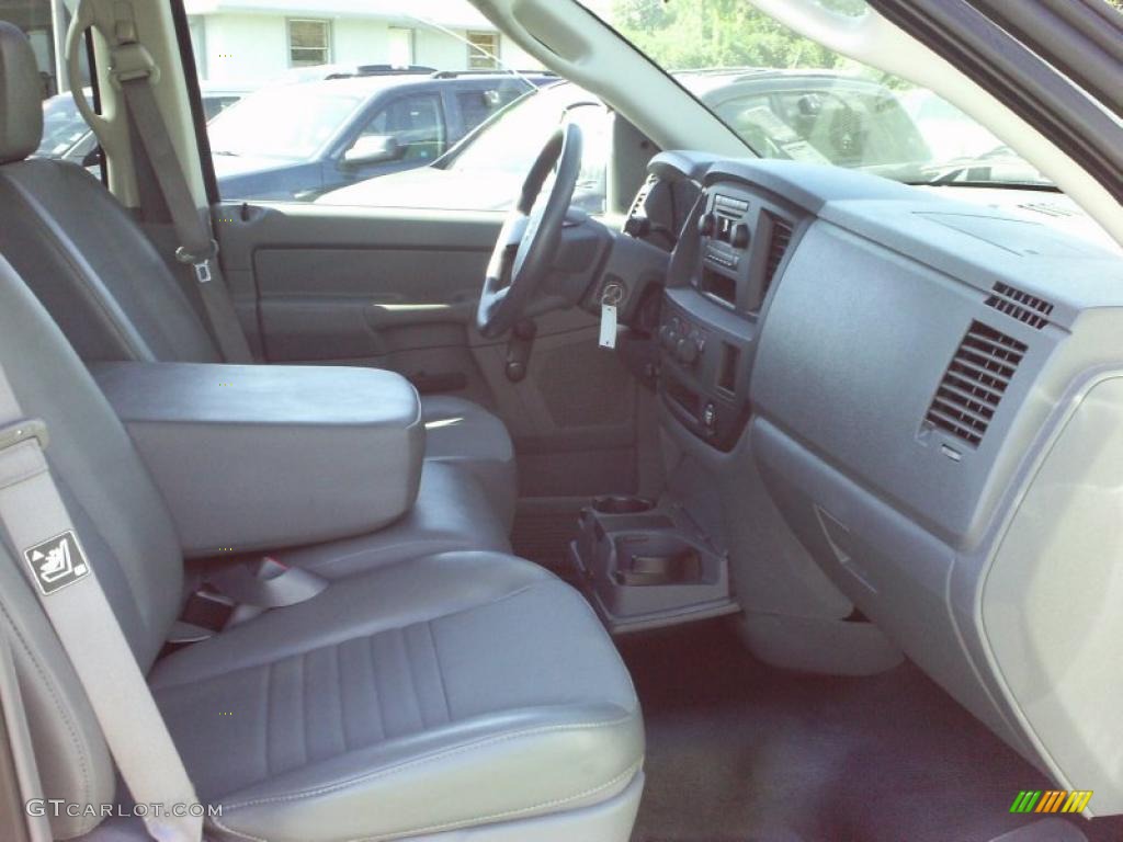Medium Slate Gray Interior 2008 Dodge Ram 1500 ST Quad Cab Photo #38332403