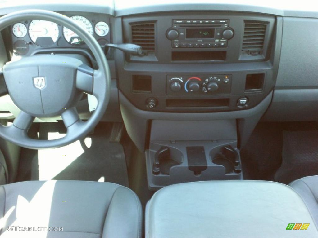 2008 Dodge Ram 1500 ST Quad Cab Medium Slate Gray Dashboard Photo #38332459