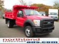 2011 Vermillion Red Ford F450 Super Duty XL Regular Cab 4x4 Chassis  photo #4