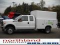 Oxford White - F350 Super Duty XL SuperCab 4x4 Chassis Commercial Photo No. 1