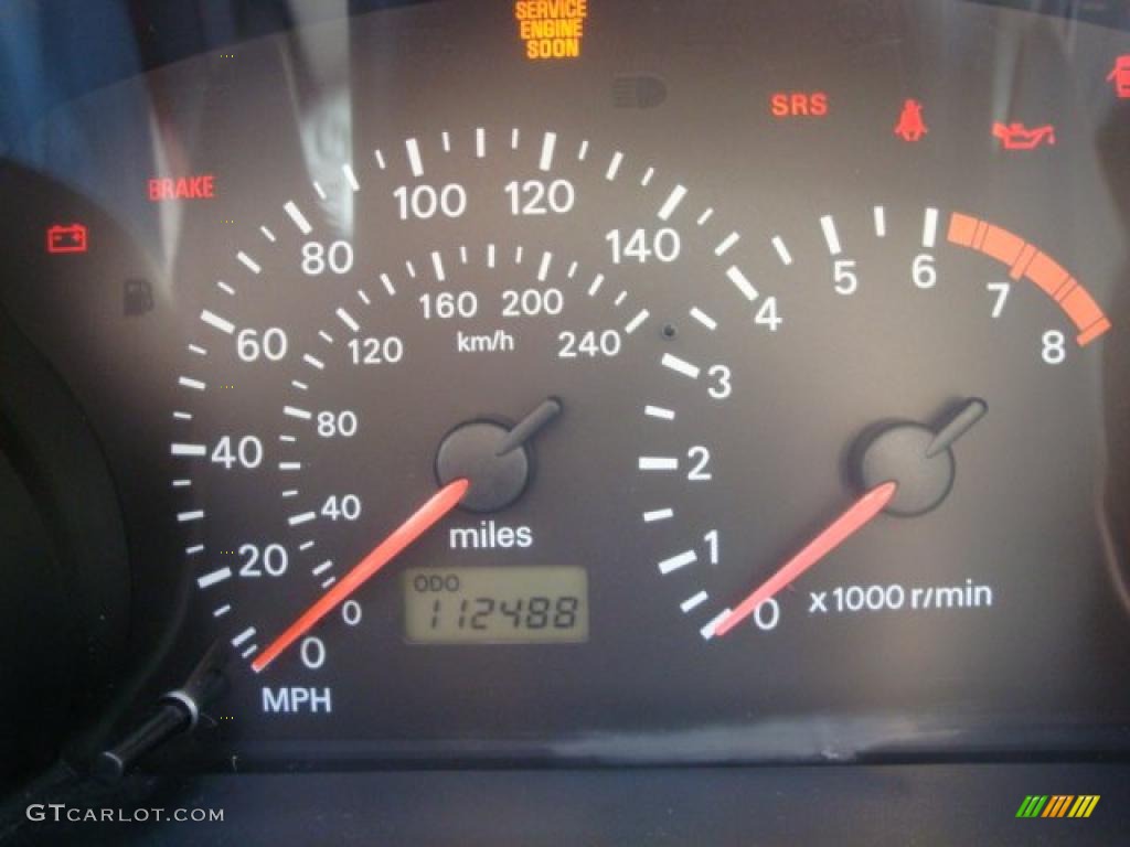 2001 Dodge Stratus SE Coupe Gauges Photo #38333503