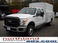 2011 Oxford White Ford F350 Super Duty XL SuperCab 4x4 Chassis Commercial  photo #2