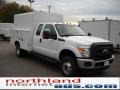 Oxford White - F350 Super Duty XL SuperCab 4x4 Chassis Commercial Photo No. 4