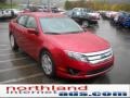 2011 Red Candy Metallic Ford Fusion SE  photo #4