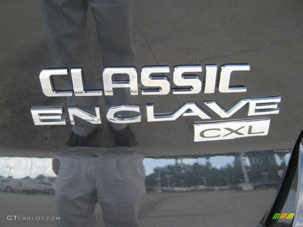 2010 Enclave CXL - Carbon Black Metallic / Ebony/Ebony photo #28