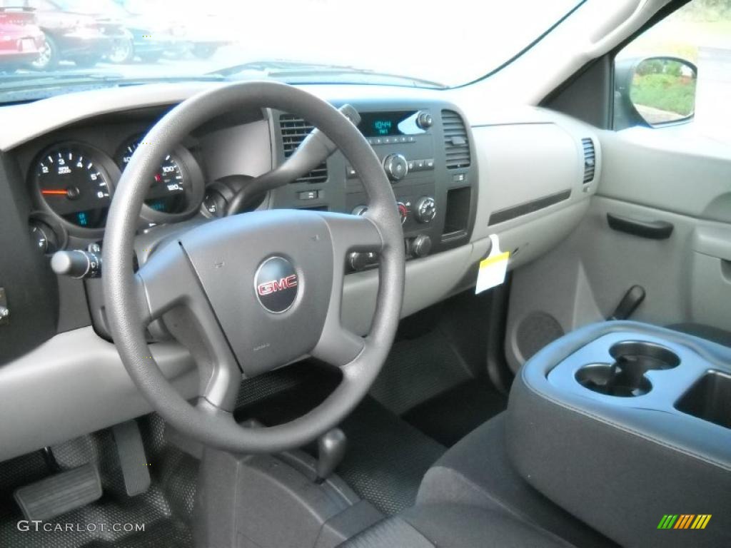 Dark Titanium Interior 2011 GMC Sierra 1500 Regular Cab 4x4 Photo #38334527