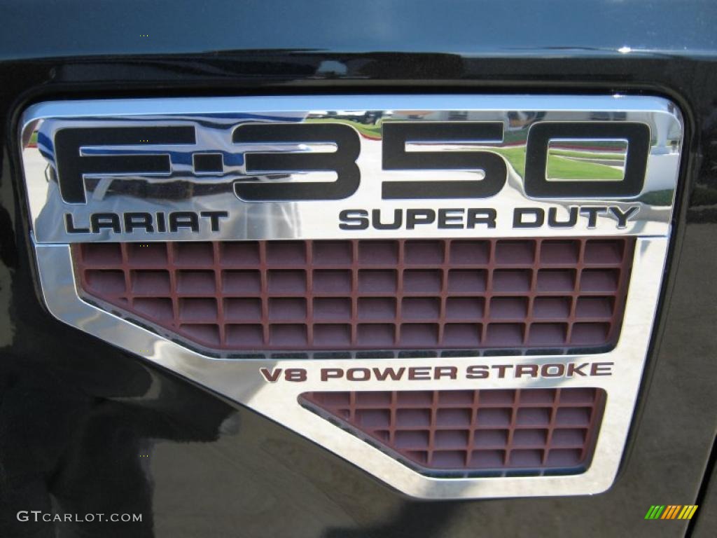 2008 Ford F350 Super Duty Lariat Crew Cab 4x4 Dually Marks and Logos Photo #38334743