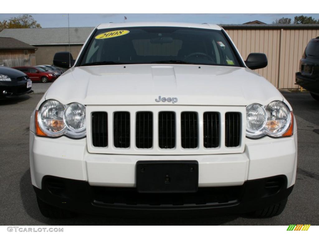 2008 Grand Cherokee Laredo 4x4 - Stone White / Dark Slate Gray/Light Graystone photo #13