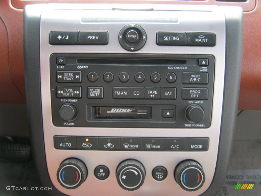 2003 Nissan Murano SL AWD Controls Photo #38335355
