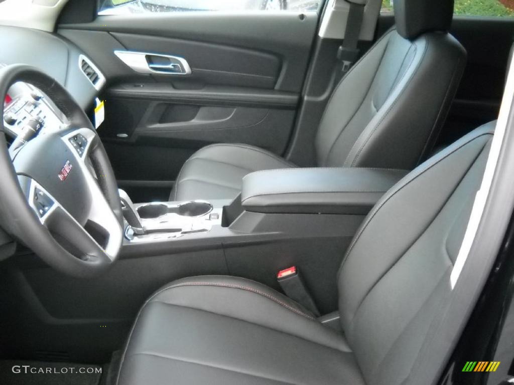 Jet Black Interior 2011 GMC Terrain SLT AWD Photo #38335455