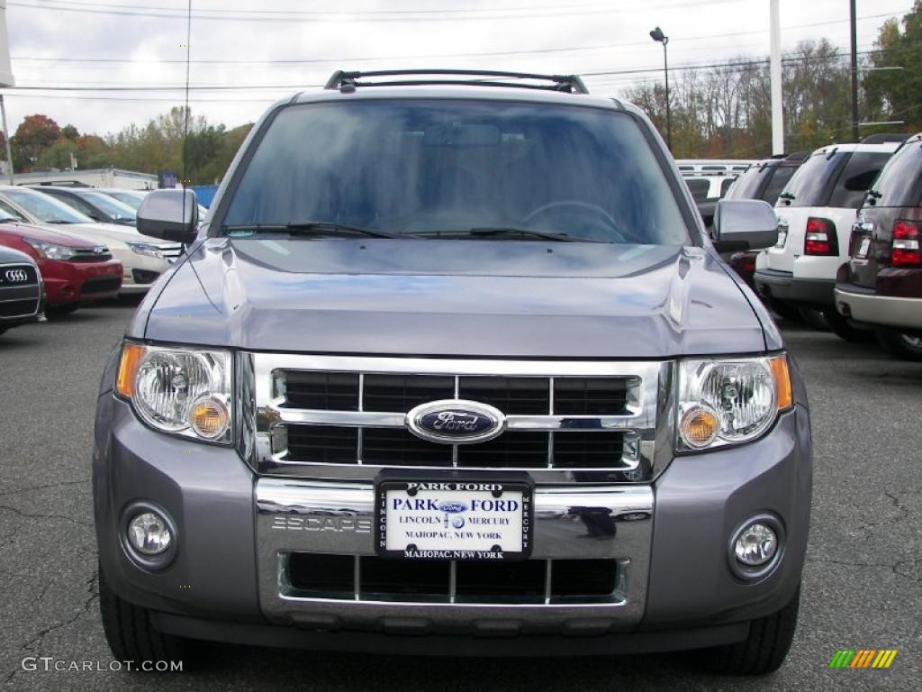 2008 Escape Limited 4WD - Tungsten Grey Metallic / Charcoal photo #21