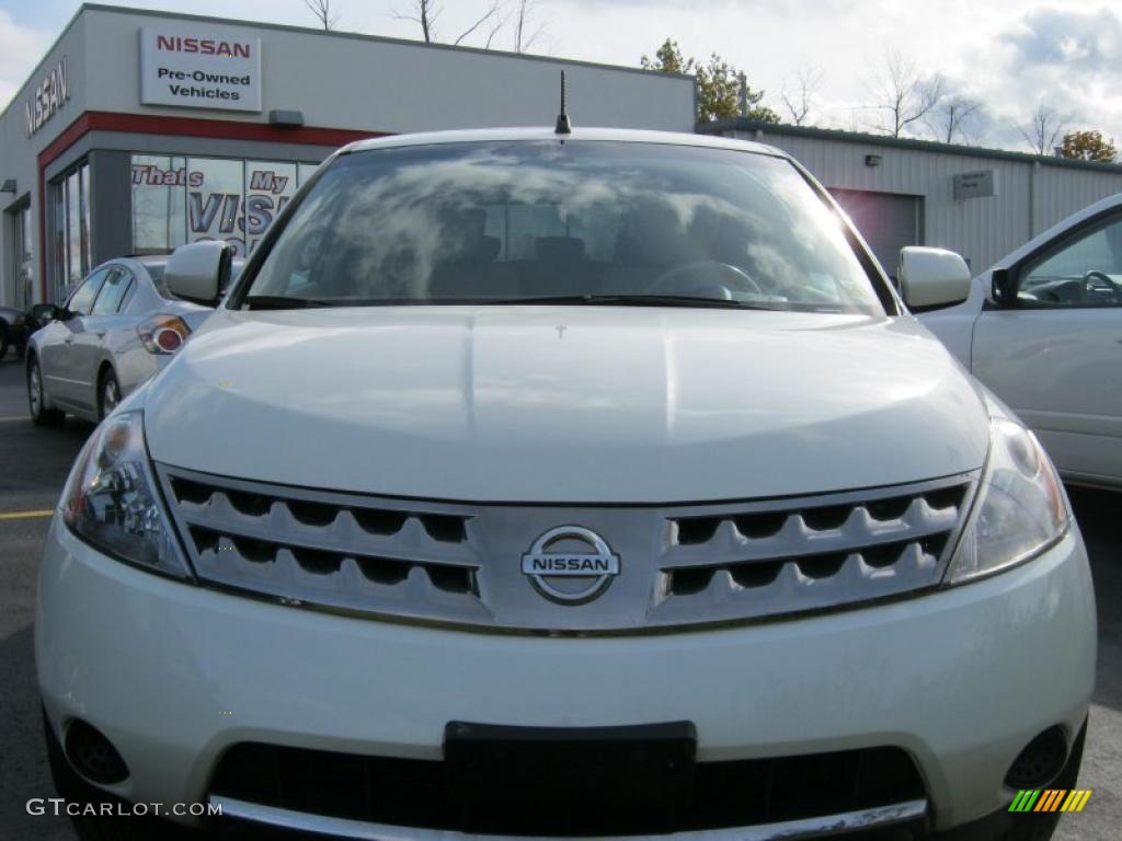 2006 Murano S AWD - Pearl White / Cafe Latte photo #18