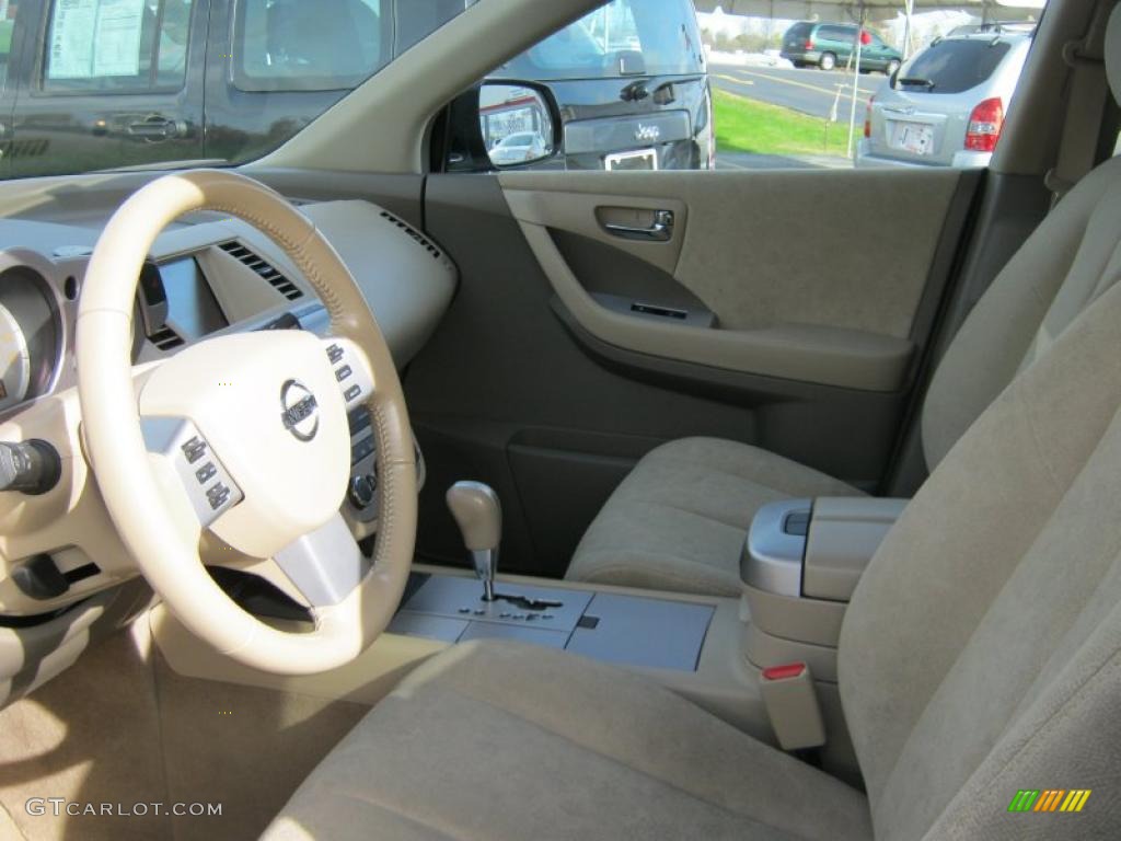 2006 Murano S AWD - Pearl White / Cafe Latte photo #23