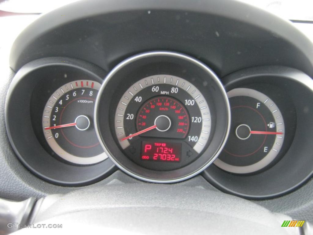 2010 Kia Forte EX Gauges Photo #38337439