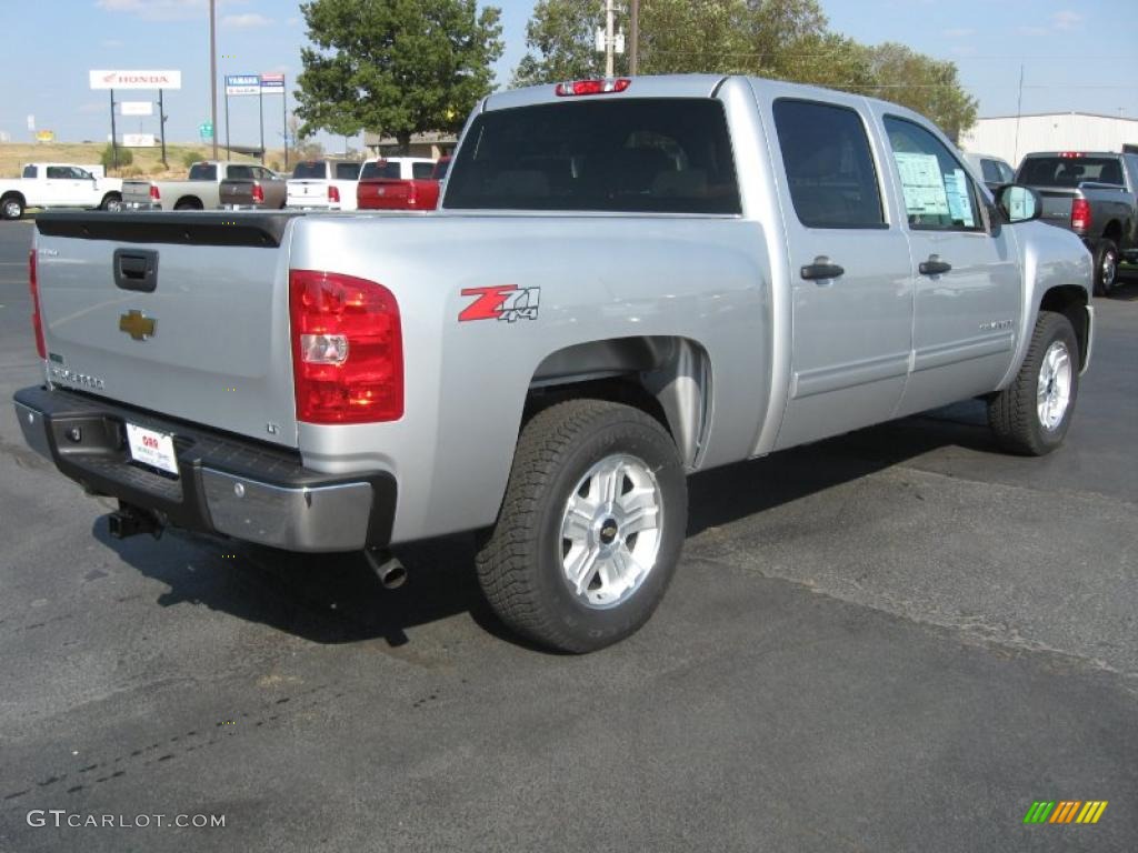 2011 Silverado 1500 LT Crew Cab 4x4 - Sheer Silver Metallic / Light Titanium/Ebony photo #4