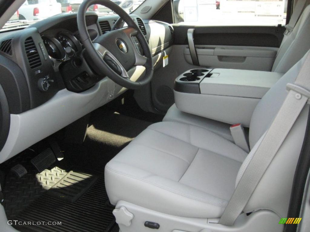 2011 Chevrolet Silverado 1500 LT Crew Cab 4x4 Light Titanium/Ebony Dashboard Photo #38338388