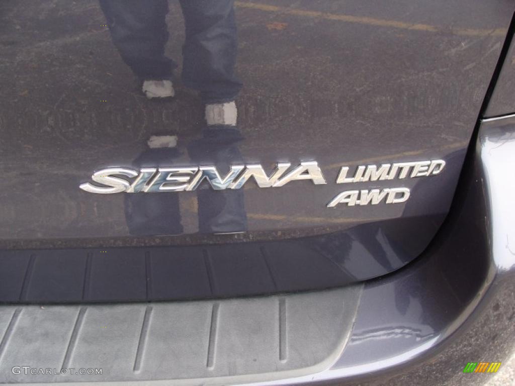 2008 Sienna Limited AWD - Slate Metallic / Stone photo #8