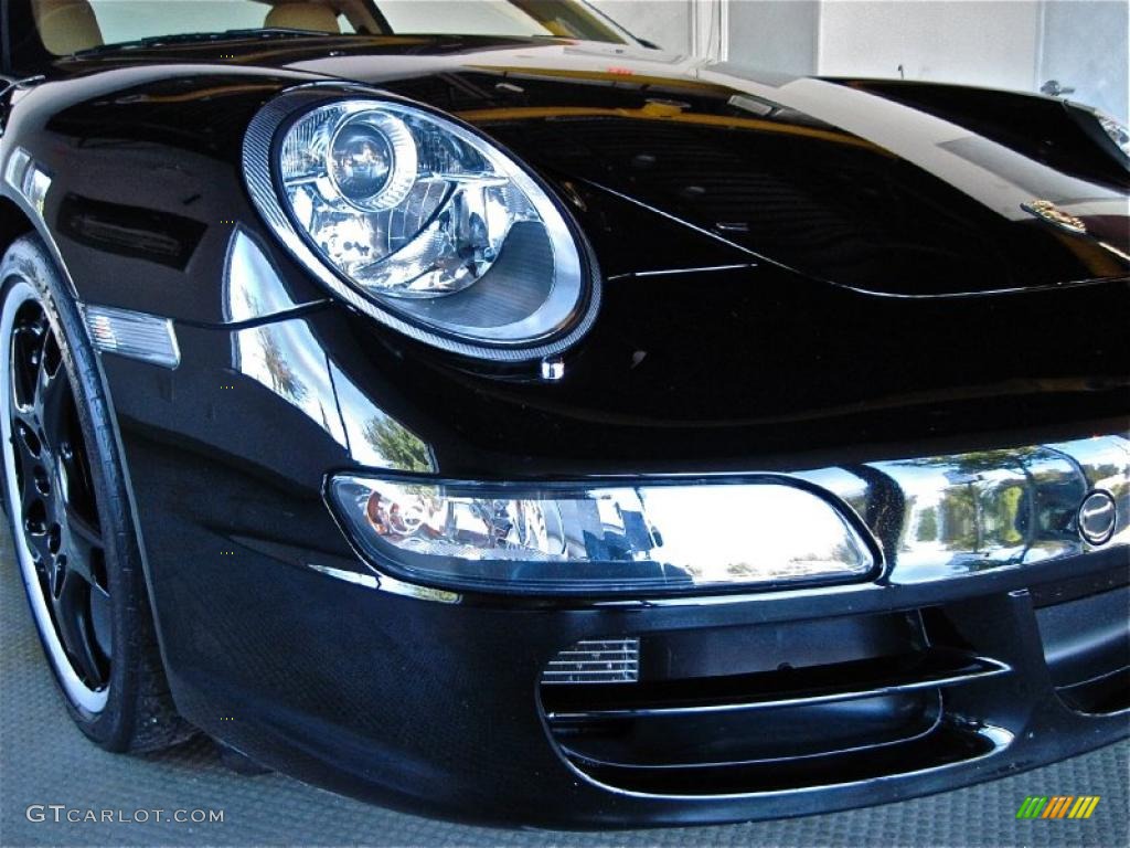 2005 911 Carrera Coupe - Black / Sand Beige photo #6