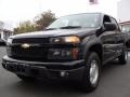 2005 Black Chevrolet Colorado LS Extended Cab  photo #3