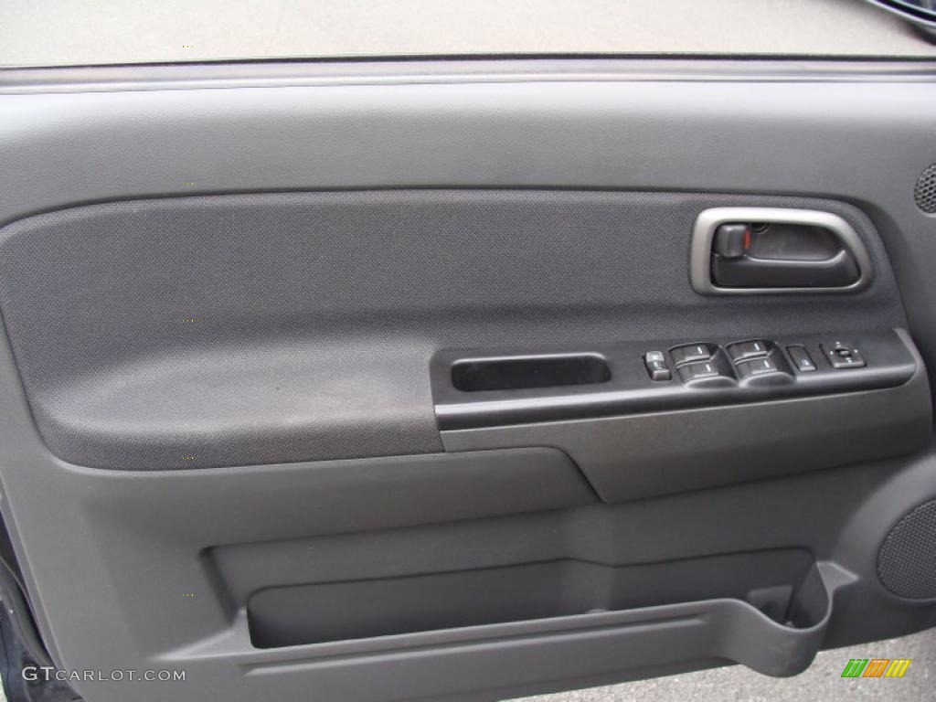 Very Dark Pewter Interior 2005 Chevrolet Colorado LS Extended Cab Photo #38339792