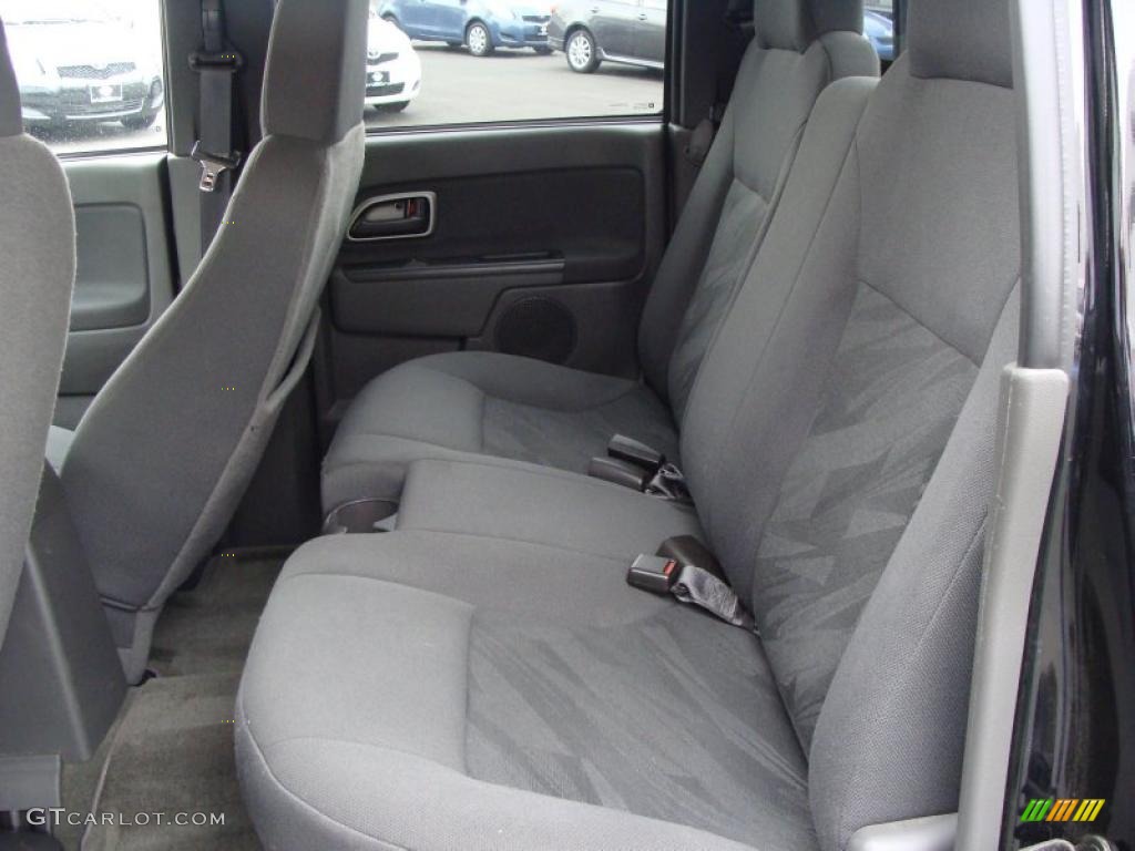 Very Dark Pewter Interior 2005 Chevrolet Colorado LS Extended Cab Photo #38339804