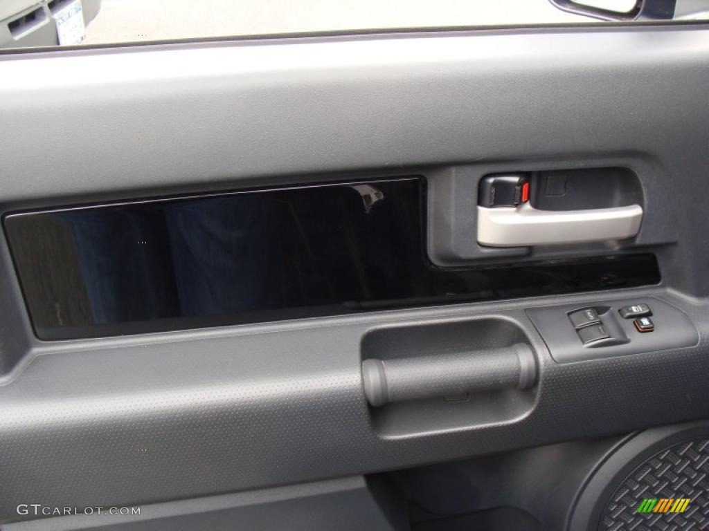 2007 Toyota FJ Cruiser 4WD Dark Charcoal Door Panel Photo #38339856