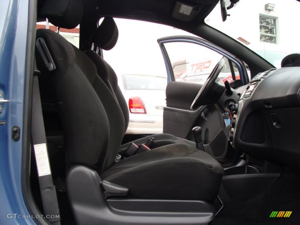 2008 Yaris S 3 Door Liftback - Bayou Blue Pearl / Dark Charcoal photo #9