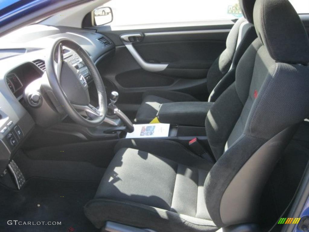 2008 Civic Si Coupe - Fiji Blue Pearl / Black photo #19