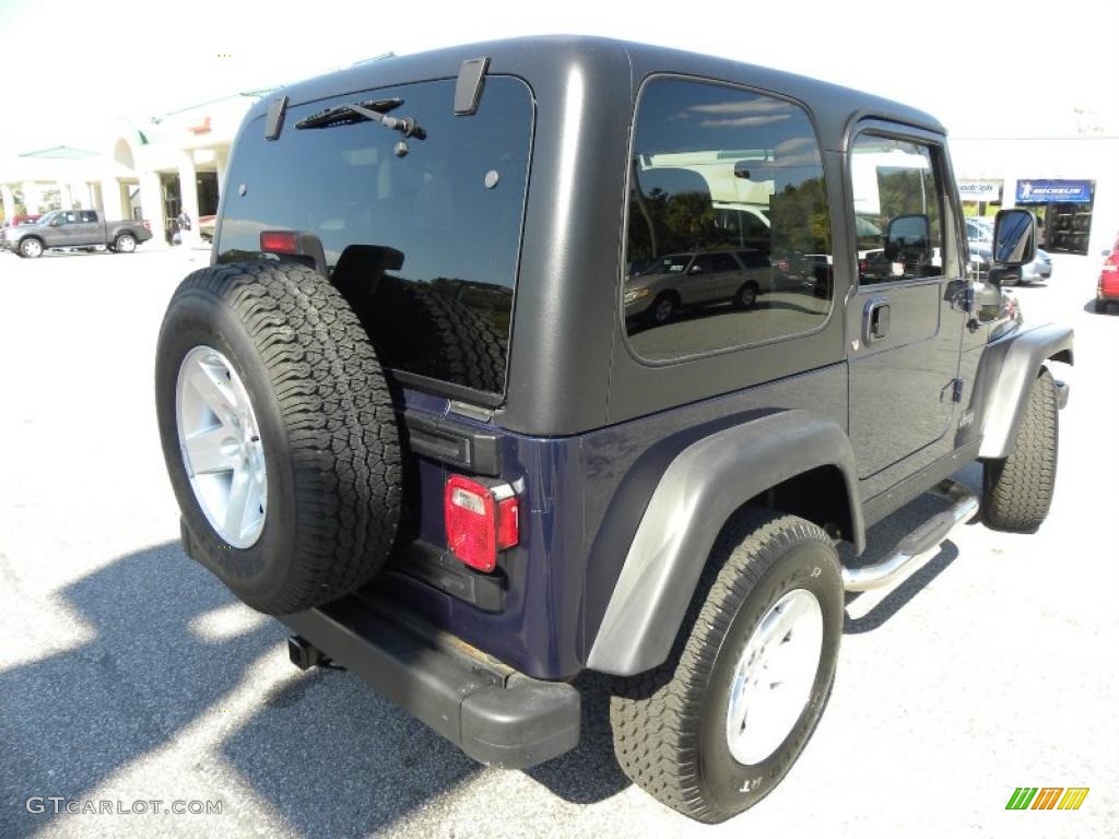 2004 Wrangler Rubicon 4x4 - Patriot Blue Pearl / Dark Slate Gray photo #10