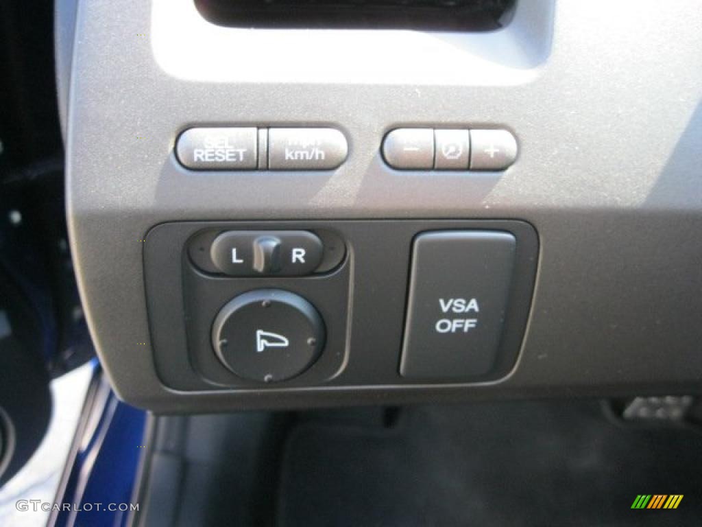 2008 Civic Si Coupe - Fiji Blue Pearl / Black photo #21