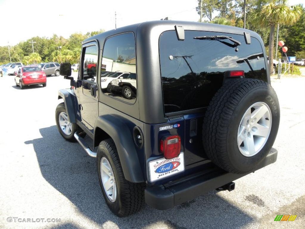 2004 Wrangler Rubicon 4x4 - Patriot Blue Pearl / Dark Slate Gray photo #12