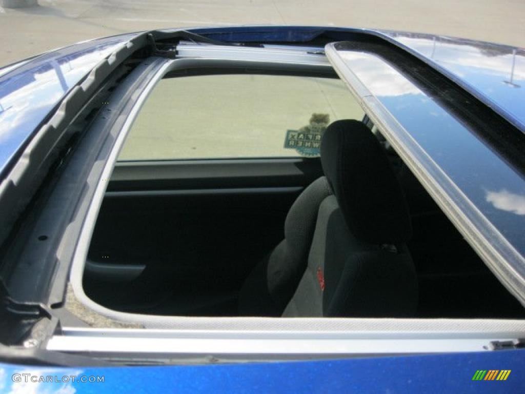 2008 Civic Si Coupe - Fiji Blue Pearl / Black photo #23
