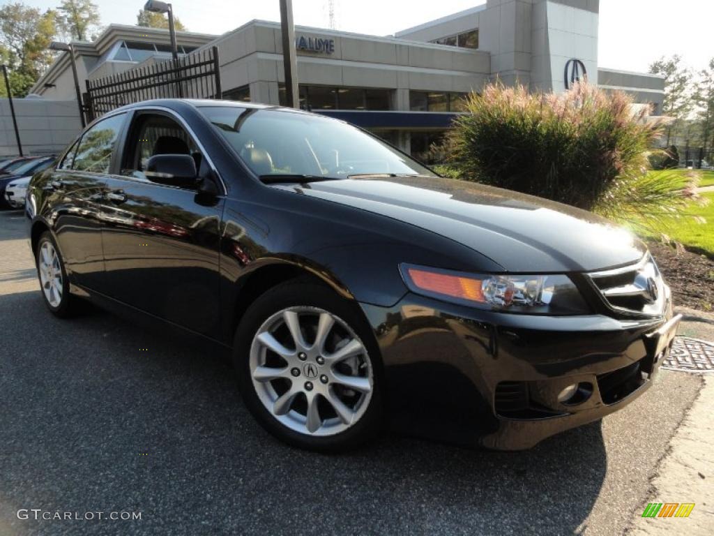 2008 TSX Sedan - Nighthawk Black Pearl / Ebony photo #1