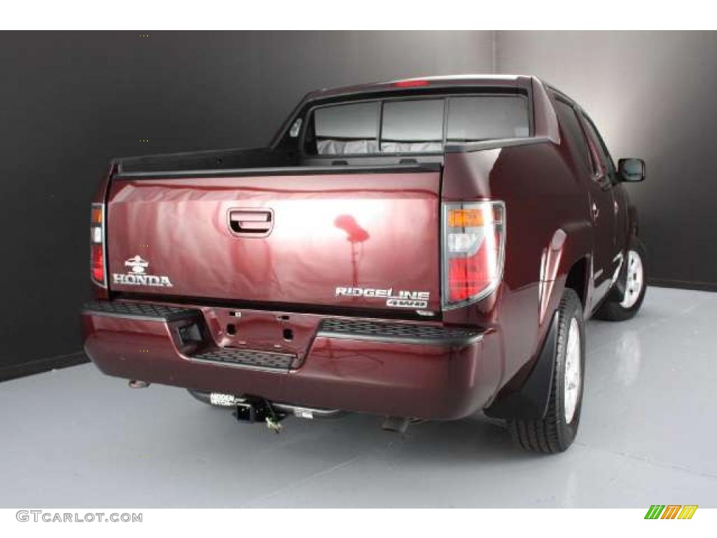 Dark Cherry Pearl 2007 Honda Ridgeline RTS Exterior Photo #38345062
