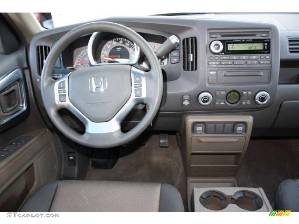 Gray Interior 2007 Honda Ridgeline RTS Photo #38345134