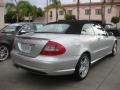 2008 Iridium Silver Metallic Mercedes-Benz CLK 550 Cabriolet  photo #3