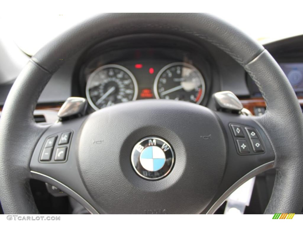 2008 3 Series 328i Coupe - Jet Black / Black photo #23