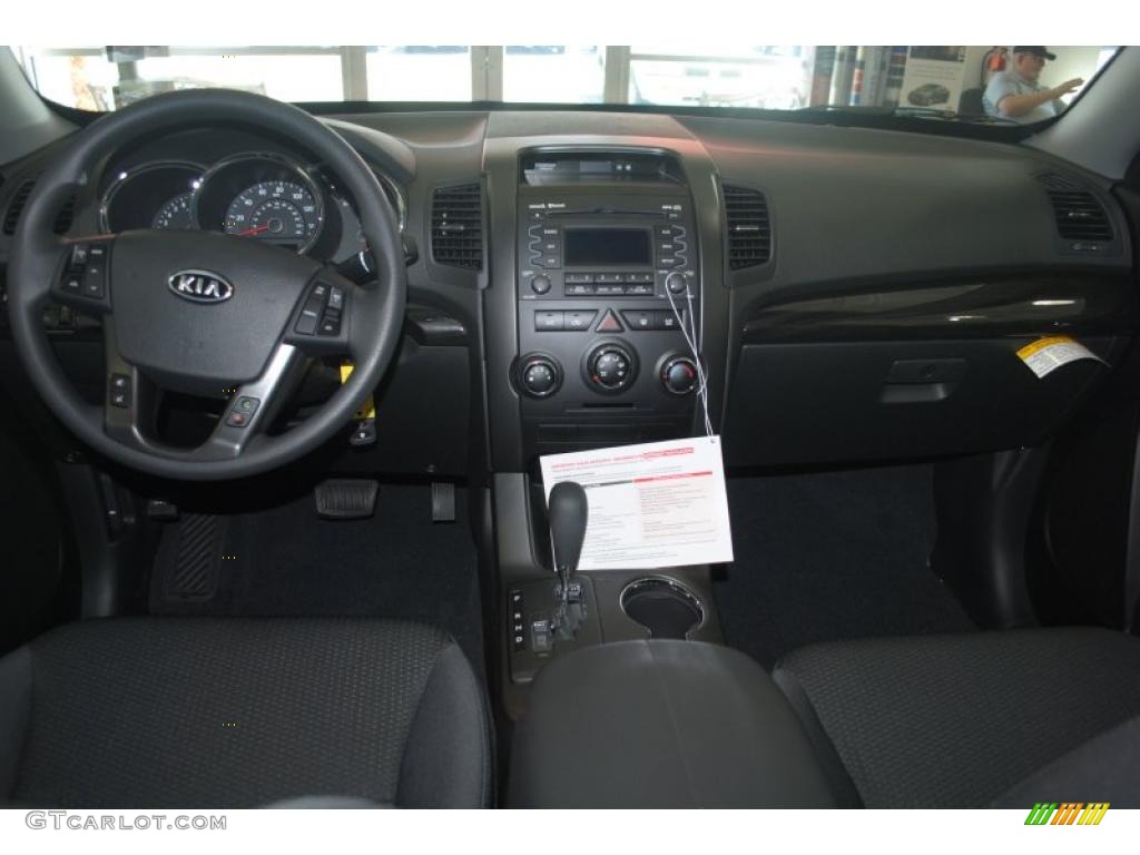 2011 Kia Sorento LX V6 Black Dashboard Photo #38346722