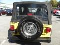 2004 Solar Yellow Jeep Wrangler X 4x4  photo #11