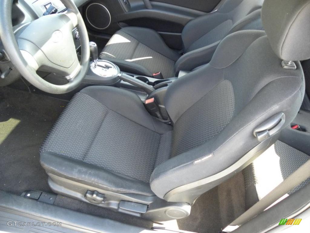 Black Interior 2007 Hyundai Tiburon GS Photo #38347214