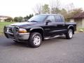 Black 2002 Dodge Dakota SLT Quad Cab 4x4