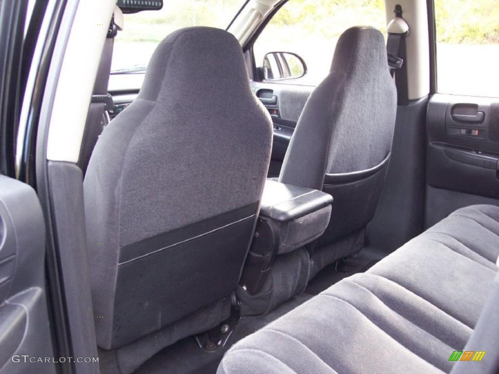 Dark Slate Gray Interior 2002 Dodge Dakota SLT Quad Cab 4x4 Photo #38348197
