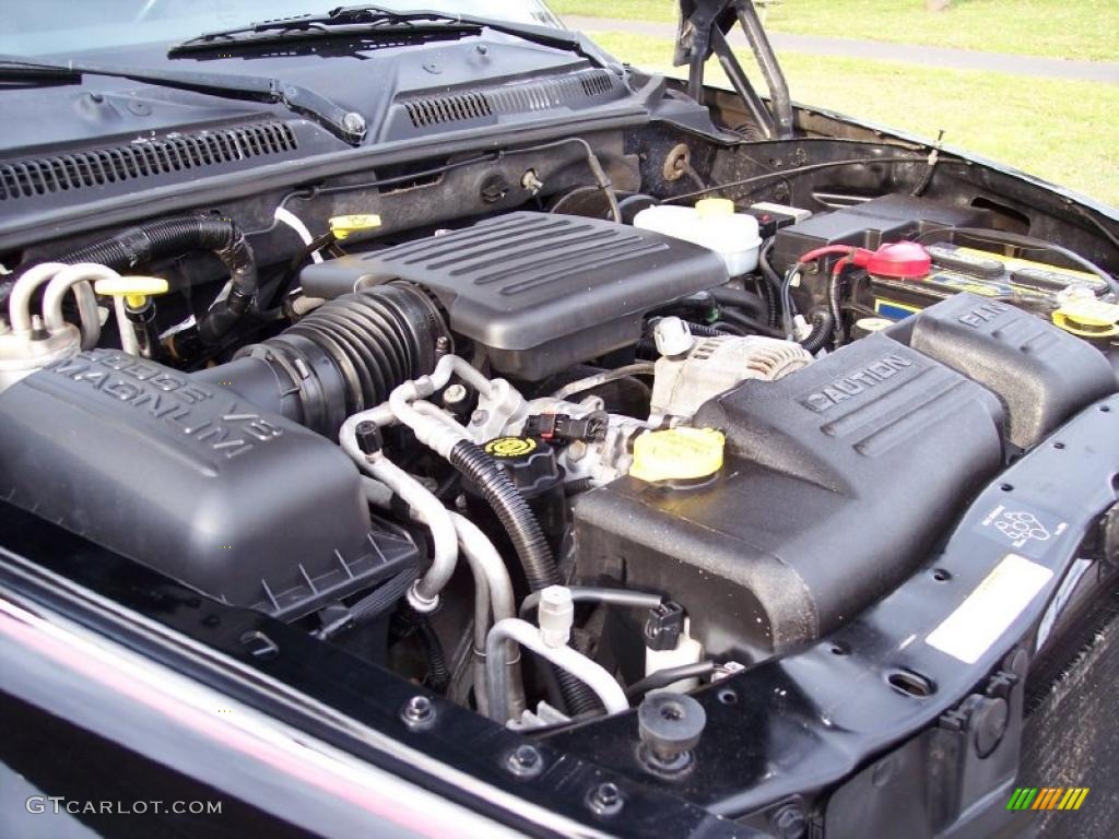 2002 Dodge Dakota SLT Quad Cab 4x4 4.7 Liter SOHC 16-Valve PowerTech V8 Engine Photo #38348458